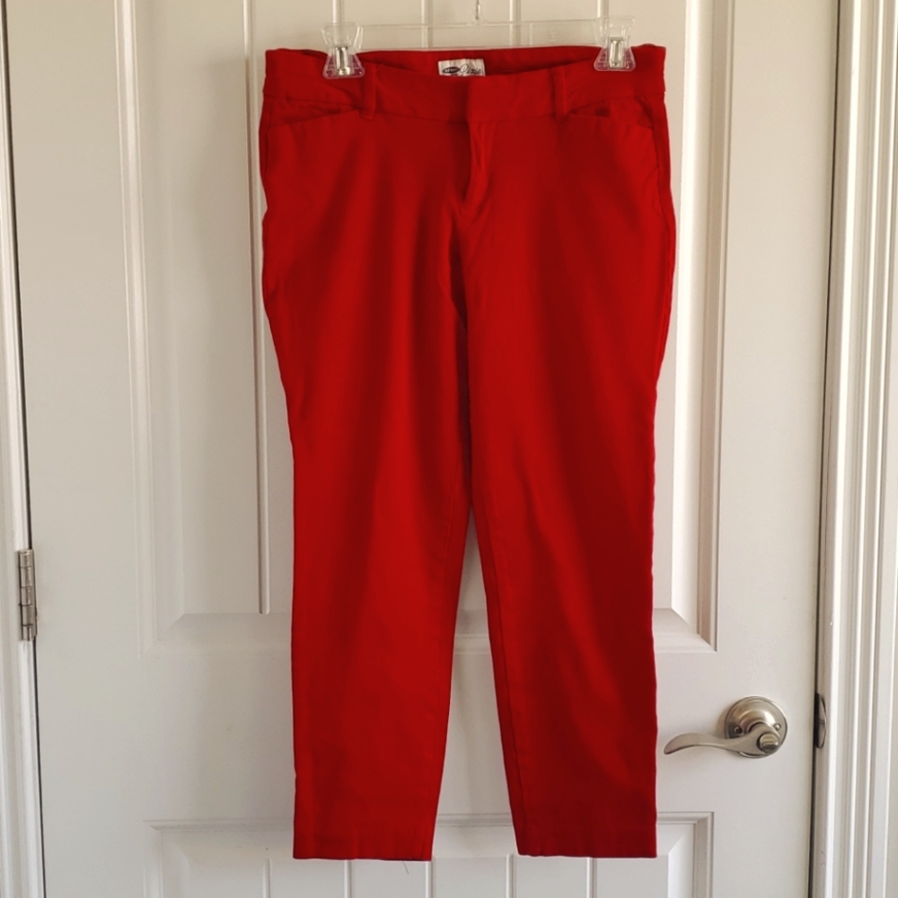 Red Old Navy Pixie Pants